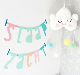 Letterbanner Pastel