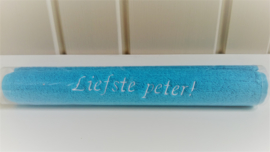 Gastendoekje 'Liefste peter'