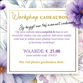 Cadeaubon Workshop - digitaal