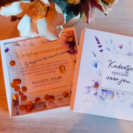 Cadeaubon Workshop - met geschenkdoosje