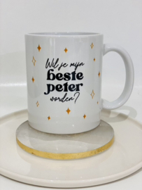 Koffiemok - Wil jij mijn beste peter worden?