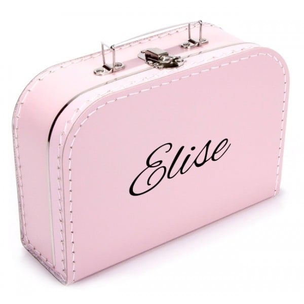 Binnenwaarts Weiland botsing Koffertje met naam - licht roze | Koffertjes met naam | Zoet Geluk