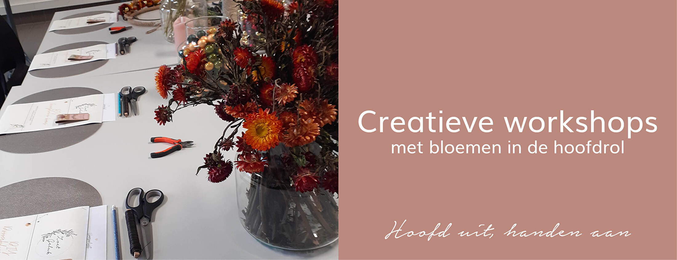 creatieve workshops met bloemen