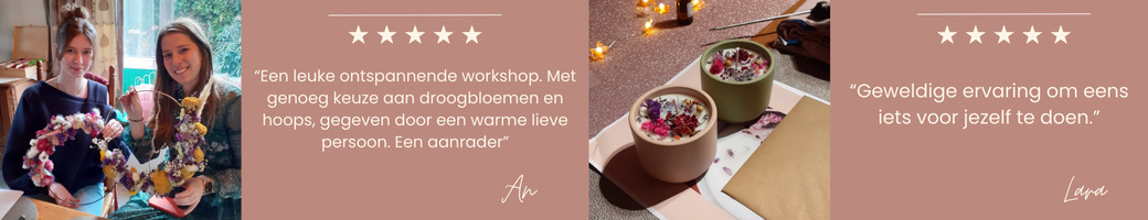 Workshops bij Zoet Geluk