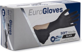 Eurogloves Black Nitrile Handschoenen 200 paar