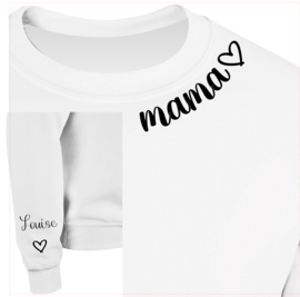 SWEATER MAMA SLEEVE HALS