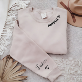 SWEATER MAMA SLEEVE HALS