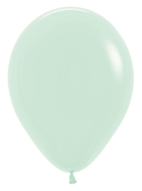 Sempertex ballon  30 cm fashion Mat pastel green– 12 inch (30 cm) – 50 stuks