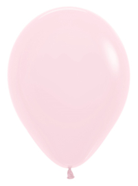 Sempertex ballon  30 cm fashion Mat pastel pink– 12 inch (30 cm) – 50 stuks