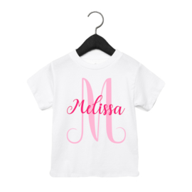 Tshirt met monogram