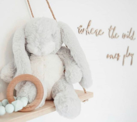 Bunnies By The Bay knuffel Nibble Konijn medium Gray