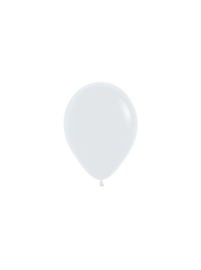 Sempertex ballon  30 cm fashion white – 5 inch (12 cm) – 50 stuks