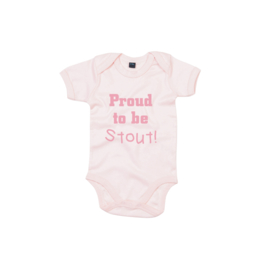 Baby romper Proud to be stout