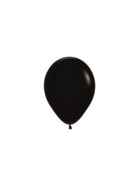 Sempertex ballon  30 cm fashion black – 5 inch (12 cm) – 50 stuks
