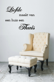 Liefde maakt van een huis