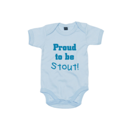 Baby romper Proud to be stout