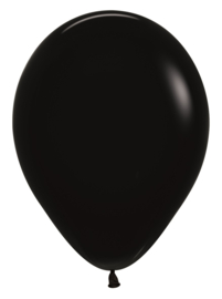 Sempertex ballon  30 cm fashion black – 12 inch (30 cm) – 50 stuks