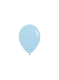 Sempertex ballon  30 cm pastel matte blue – 5 inch (12 cm) – 50 stuks