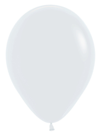 Sempertex ballon  30 cm fashion white – 12 inch (30 cm) – 50 stuks