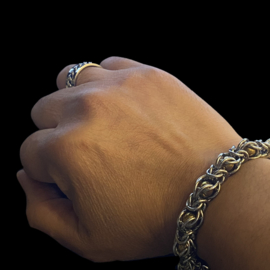 Captured Brass Bead Box - Small