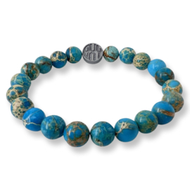 BASIC BEADS Stone Lake Blue