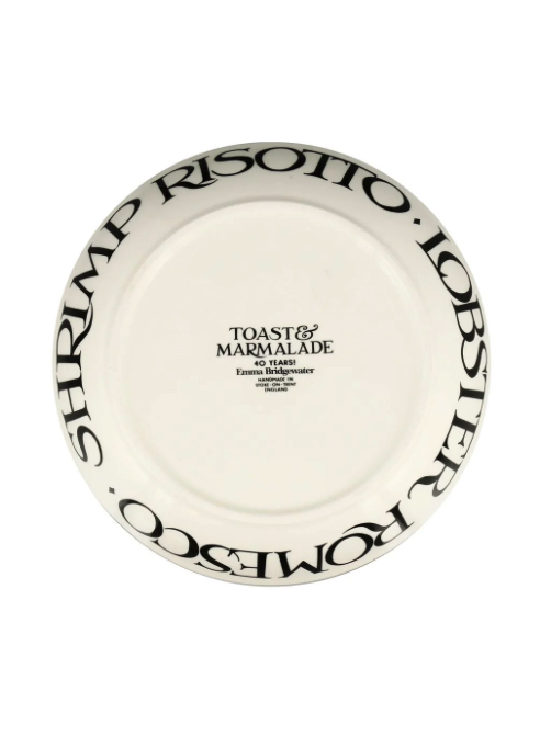 Pastabord/-schaal Crab Black Toast Medium Emma Bridgewater