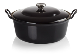 Geëmailleerde Braadpan Ebbenzwart 1,7 l. - Le Creuset