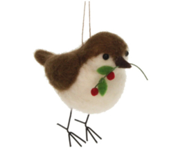 Decoratie Vogel met Besjes