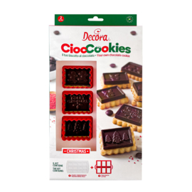 Chocoladekoekjes Set 'Christmas' - Decora