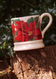 1/2 Pt Mug Poinsettia Emma Bridgewater