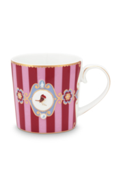 Mok S Medallion Red Pink Stripes Love Birds Pip Studio