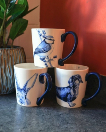 Mok Teckel Heinen Delfts Blauw
