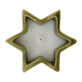 Kaars in Pot Star Green - Côté Table
