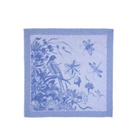 Theedoek Rijksmuseum Delfts Blauw Bird Bunzlau Castle