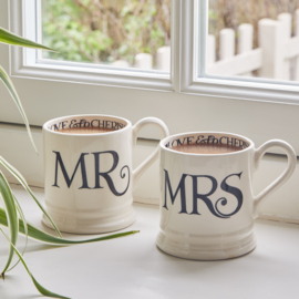 1/2 Pt Mokken 'Mr & Mrs Black Toast'- Emma Bridgewater