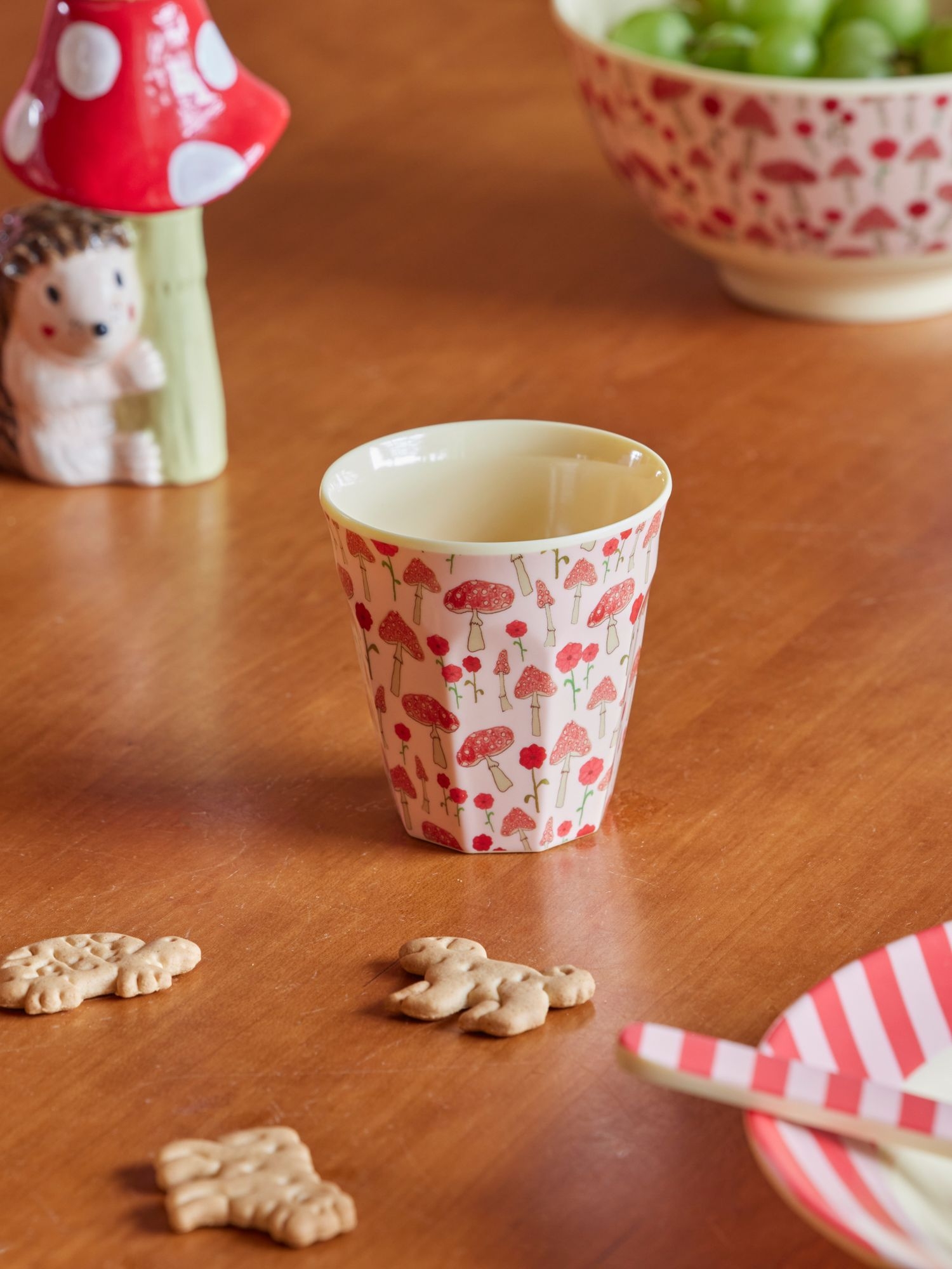 Bekertje Pink Happy Forest Rice