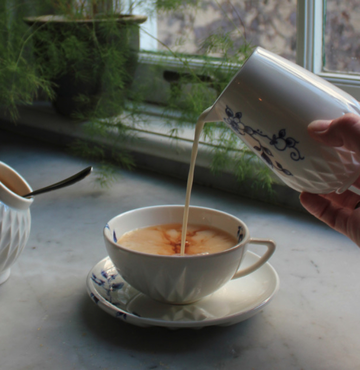 Melkkannetje Blauw Vouw Heinen Delfts Blauw