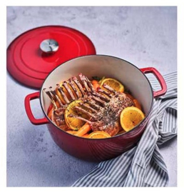 Braadpan 6,9 liter Traditional Red Cosy & Trendy