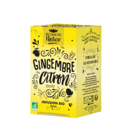 Gingembre Citron Infusion Bio (16 zakjes)  - Romon Nature