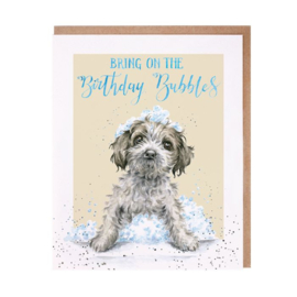 Verjaardagskaart Birthday Bubbles Wrendale Designs