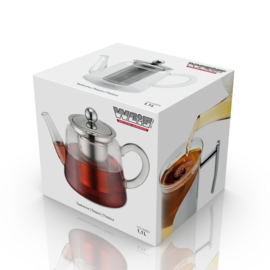 Theepot met Filter Weis