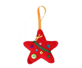 Kerstster Vilt (11 cm.) - Ginger