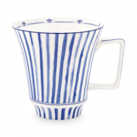 Mok Stripes - Heinen Delfts Blauw