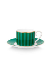 Espressokop & Schotel Emerald Love Birds Pip Studio