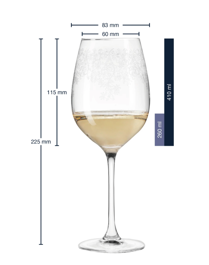 Witte Wijnglas Chateau Leonardo