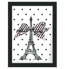 Poster in Lijst Eiffel & Dots - Miss Étoile
