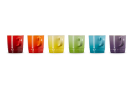 Set Espressomokjes Rainbow - Le Creuset