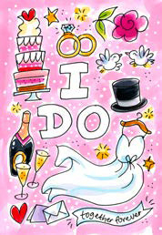 Wenskaart I Do! Blond Amsterdam