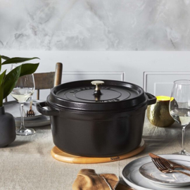 Gietijzeren Braadpan Zwart 3,7 l. Staub