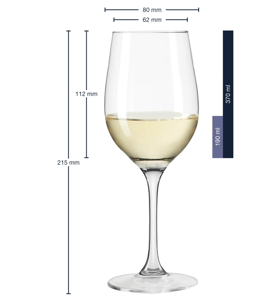 Witte Wijnglas Ciao+ L Leonardo